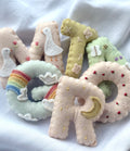 hand stitched felt bag charm - custom design