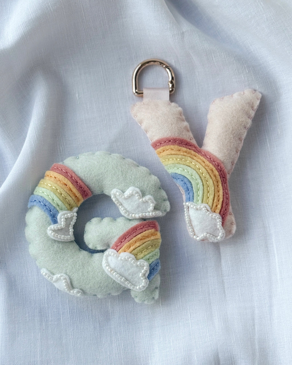 the bestie bundle (2 matching bag charms)