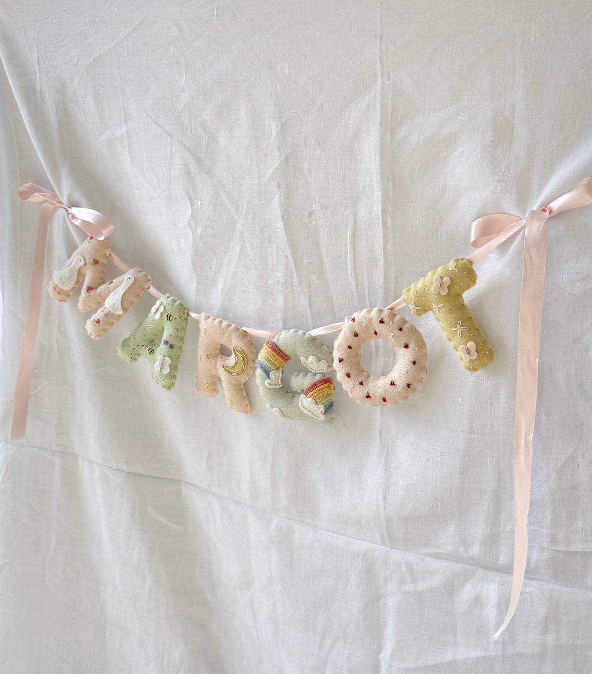 custom embroidered name banner