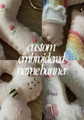 custom embroidered name banner